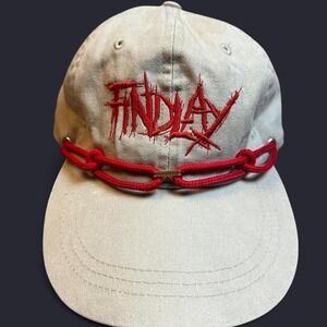 Findlay Strapback Hat Ball tan‎ with red Rope Portland Oregon
